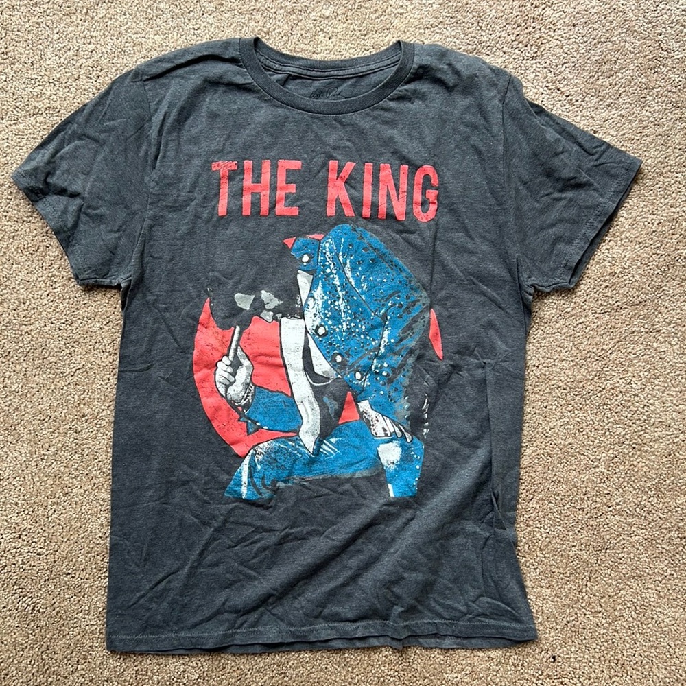 M - gray Elvis Presley tee